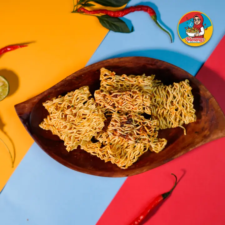 Mie Kremes Original dan Pedas 250gr, 500gr & 1Kg - Cemilan Renyah Gurih dengan Pilihan Bumbu Favorit Sesuai Selera