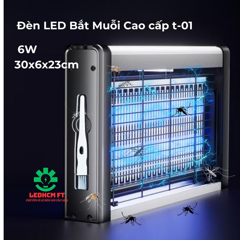 Đèn LED thu hút Muỗi Kill Pest T-01 - Công Suất 4W 6w 8w 10w 12w, Đèn bắt muỗi hiệu quả 7