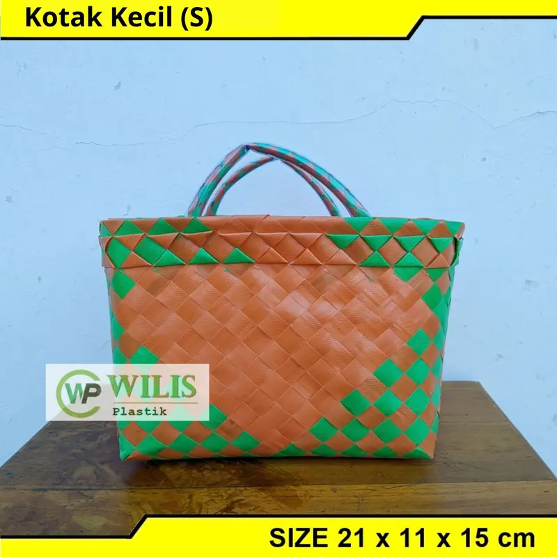 TAS Souvenir Tas Anyaman Plastik Tas souvenir murah untuk BERKATAN HAMPERS Souvenir Parcel Hantaran Sembako Wadah Thinwall Sterofoam Belanja 3