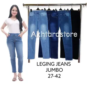 CELANA LEGING JEANS WANITA CELANA JEANS PANJANG