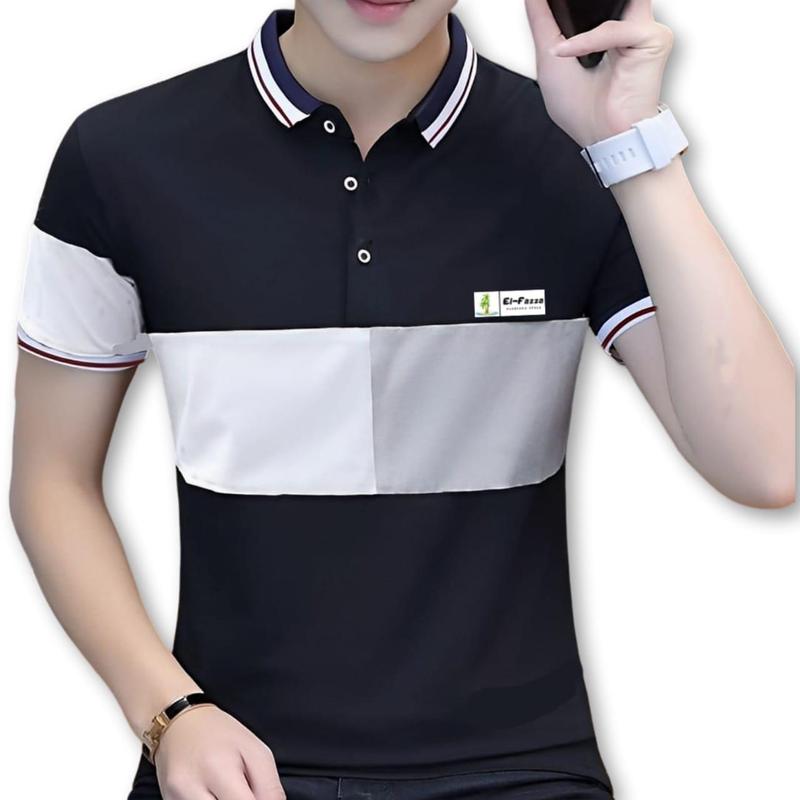 Product Introduction of KAOS POLO SHIRT PRIA LENGAN PENDEK BAHAN KATUN KERAH SUN RIP Kombinasi 2