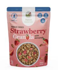 Gambar Francis Freeze Dried Strawberry Granola With Almonds 340g dari Francis Organic Kota Tangerang Selatan 1 Tokopedia