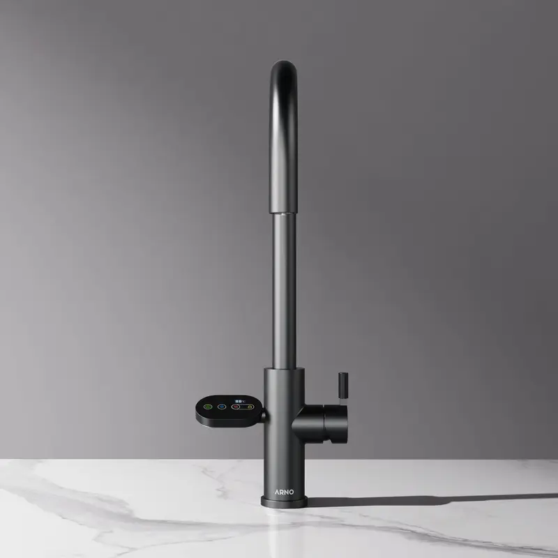 ARNO Flex 5 in 1 Brushed Gunmetal Instant Boiling Hot Water Tap 4