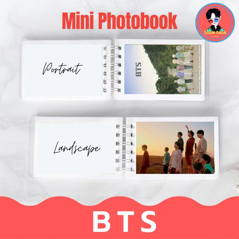 Mini Photobook BTS RM Jin Jungkook Suga Taehyung Jimin Jhope - Polaroid Photobook Kpop 0