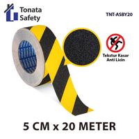 Gambar Anti Slip Tape Tonata / Lakban Anti Licin Kuning Hitam 5 cm x 20 Meter dari Tonata Indonesia Kab. Tangerang 1 Tokopedia
