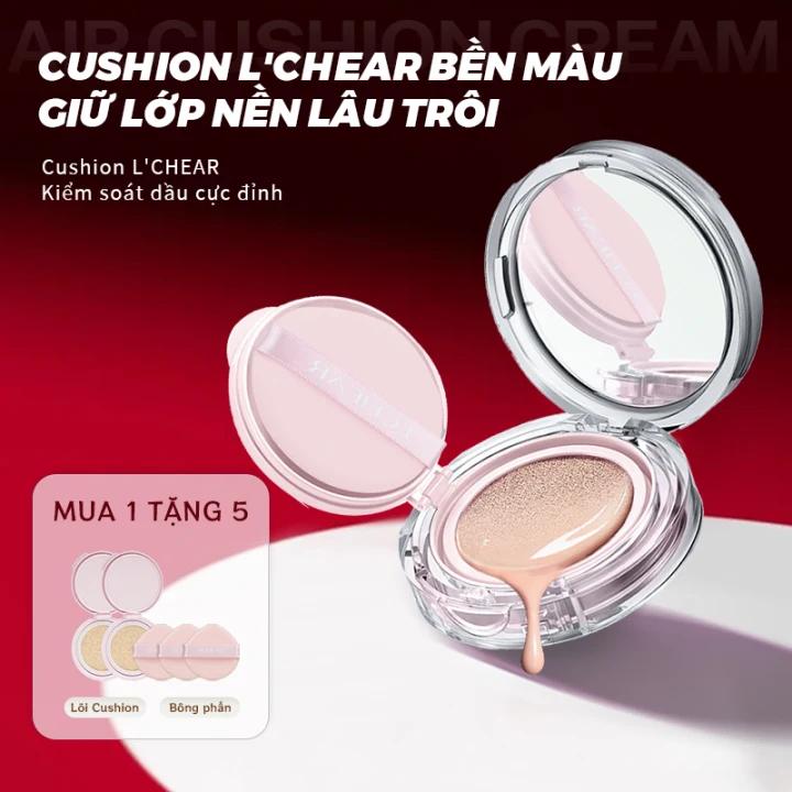 【Live Cushion LCHEAR che khuyết điểm bền màu lâu trôi chống thấm nước chống mồ hôi làm sáng da dưỡng ẩm
