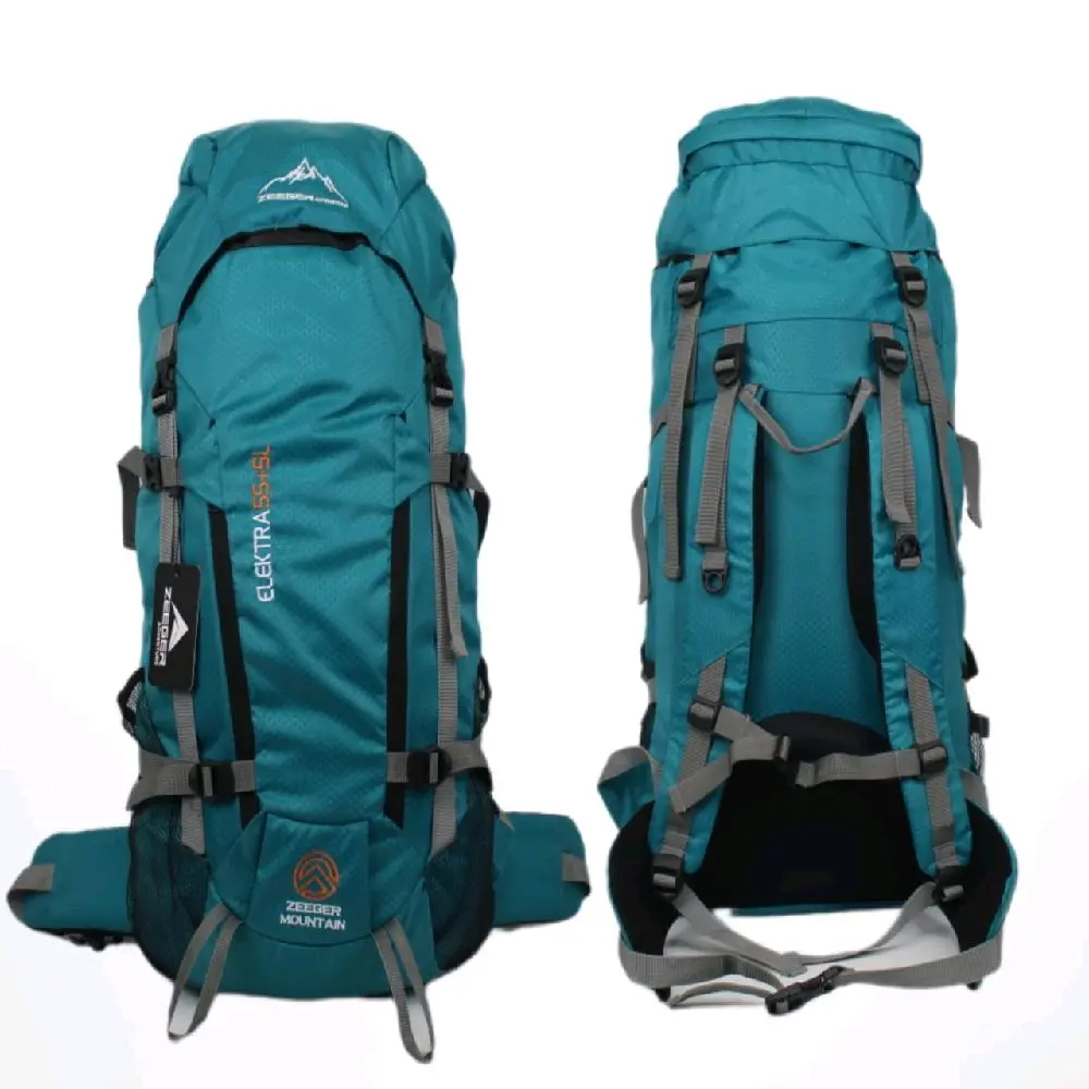 Tas Gunung Zeeger Bag 45/50 Liter Nylon Tahan Cuaca