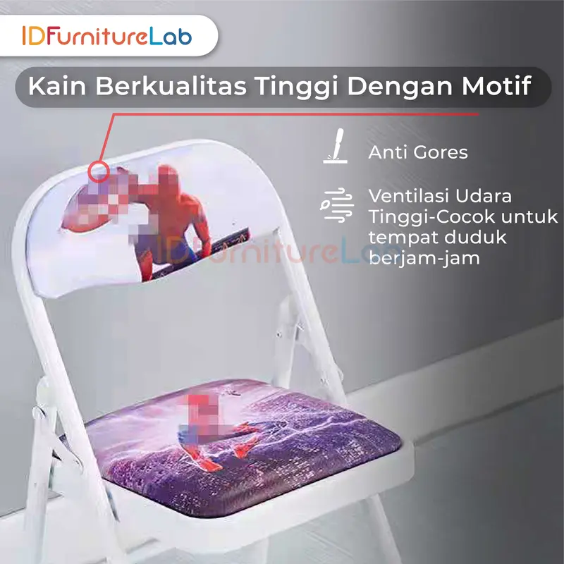 [IDFL] │ <READY STOCK> FOLDA KURSI LIPAT ANAK ANAK Kursi Santai Kursi Minimalis Kursi Anak Kursi Lipat Portable Kursi Makan 2