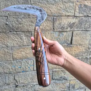 Sabit Rumput Fulltang-Gagang Kayu Sonokeling Tajam Kuat & Nyaman di genggam