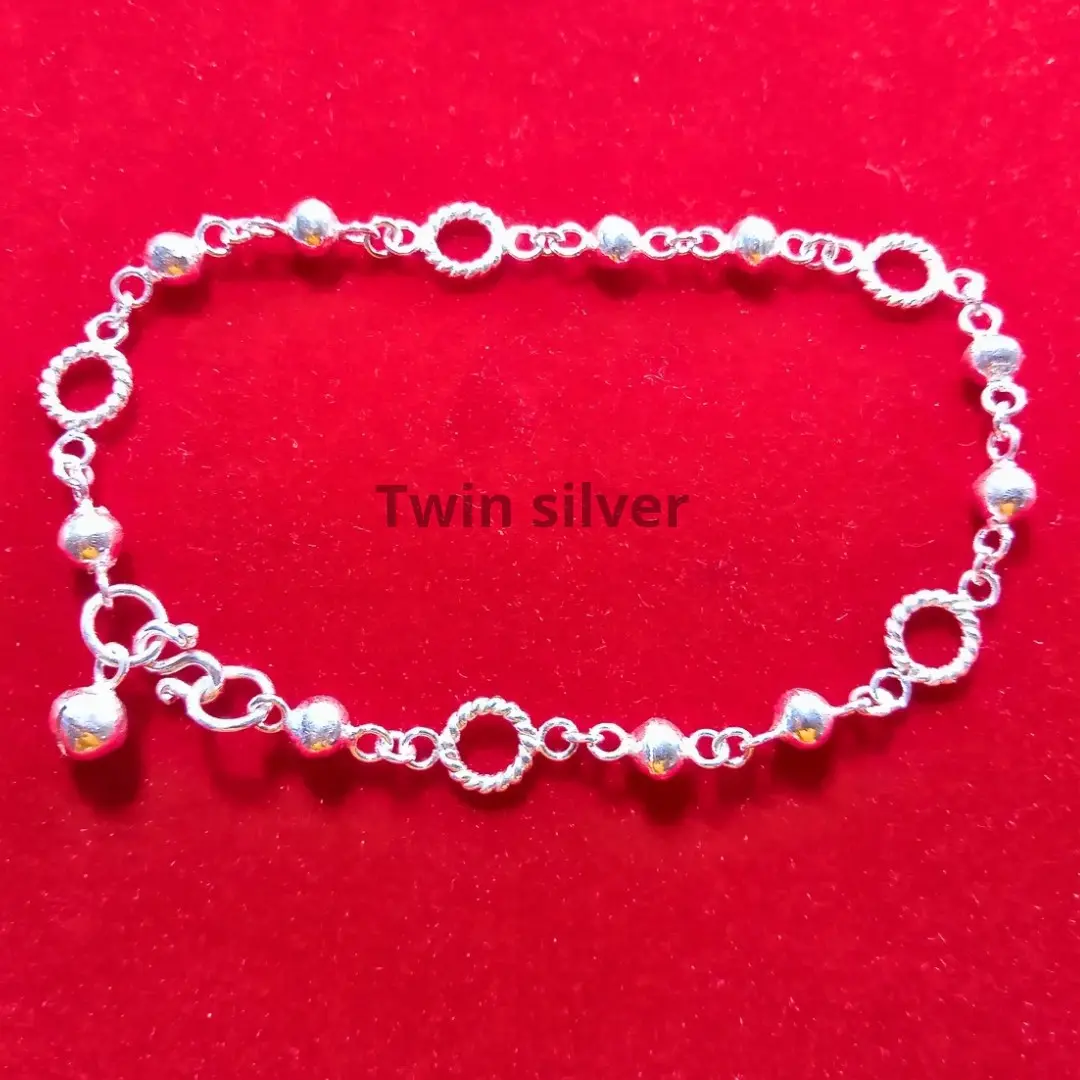gelang perak murni buatan tangan /handmade jewelry/pemakaian dewasa/Anak anak