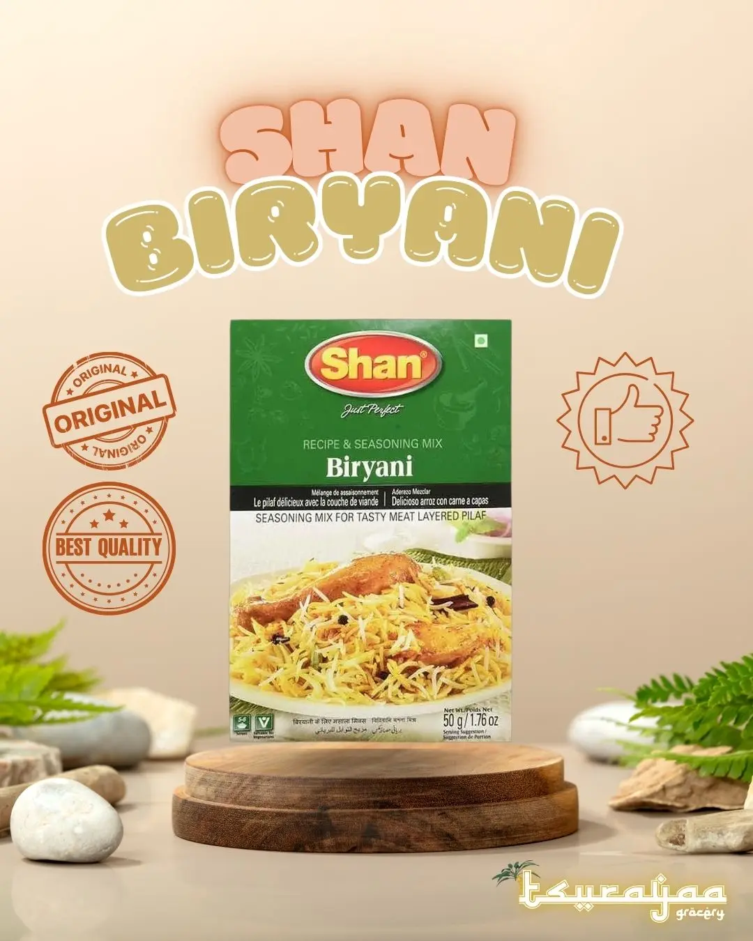 Bumbu Shan Biryani Masala - Bumbu Masakan Instan Penyedap