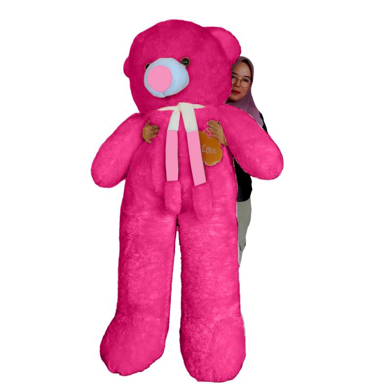 Boneka Teddy Bear Beruang Besar super Jumbo 1.6 Meter Lucu Lembut Cocok Untuk kado Toys Set Hadiah Beraneka warna Dolls 5