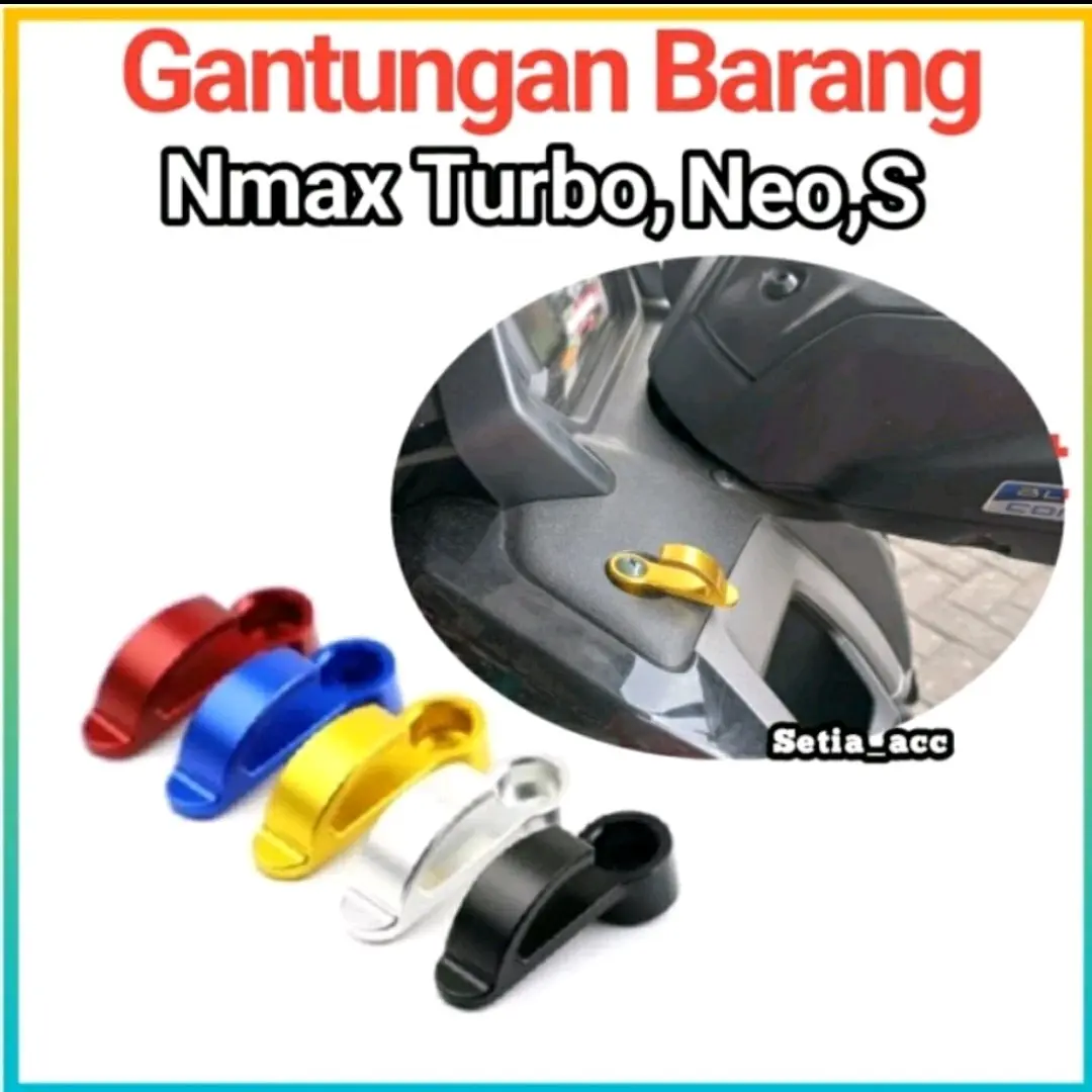 Gantungan hook barang nmax turbo neo s cantolan gantungan tiktok nmax turbo techmac multimac pengait helm Motorcycle