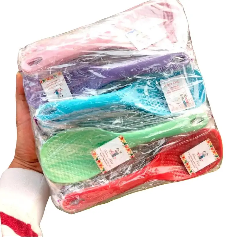 100 PCS GRATIS UCAPAN !! Souvenir Centong/ SENDOK Nasi PLASTIK 1
