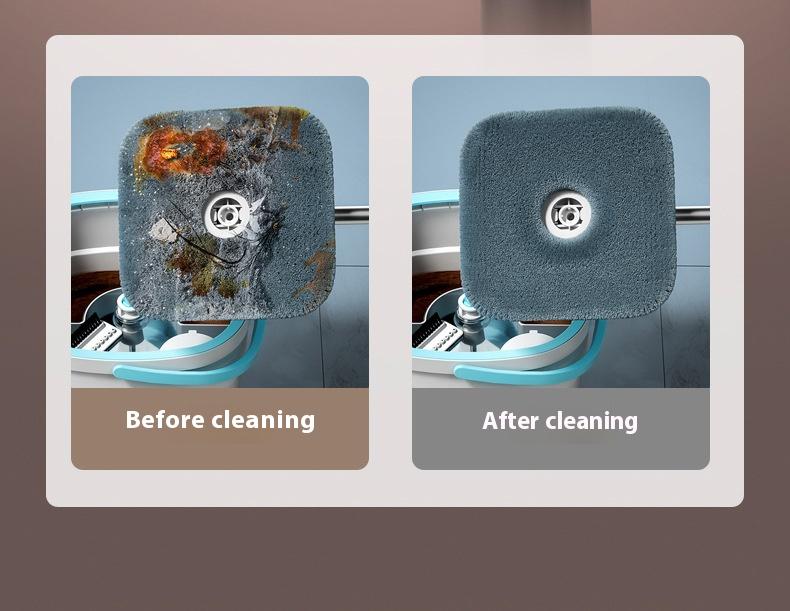 Product Introduction of SG Ready Stock Rotary Mop Sewage separation 2-in-1 Single bucket square mop head pad No hand washing required 21