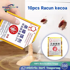 10pcs Racun Kecoa Bubuk Anti Kecoa Mie Zhang Qing Racun Anti Kecoa Serbuk Obat Pembasmi Kecoak