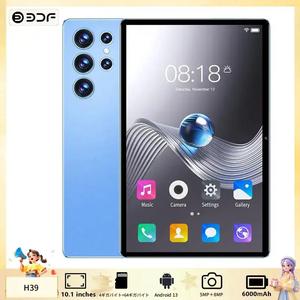 10.1インチ H39スマートタブレット 4GB RAM + 64GB ROM、Android 13、6000mAhバッテリー、デュアルカメラ、5G WiFi、HDディスプレイ