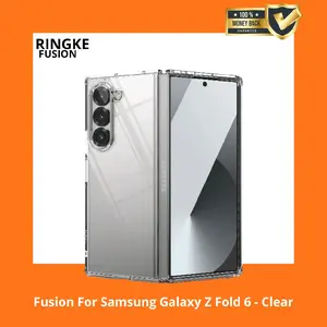 Ringke Fusion Case Untuk Samsung Galaxy Z Fold 6 - Clear Transparan Original