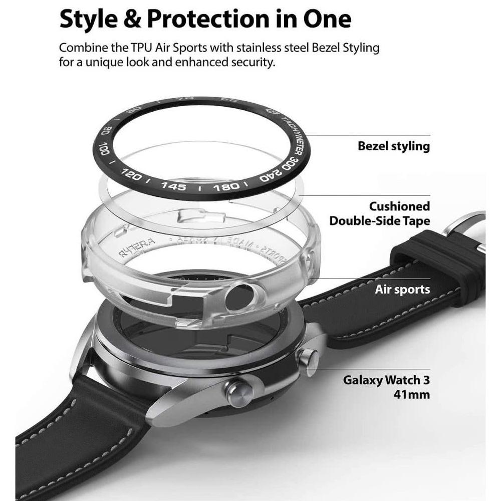 Case Galaxy Watch 3 45mm / 41mm RINGKE Bezel Styling Stainless Steel