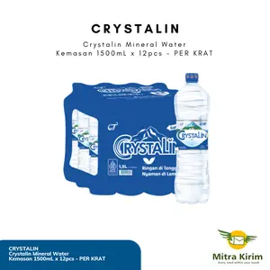 Crystalin Air Mineral Kemasan 1500ml x 12pcs
