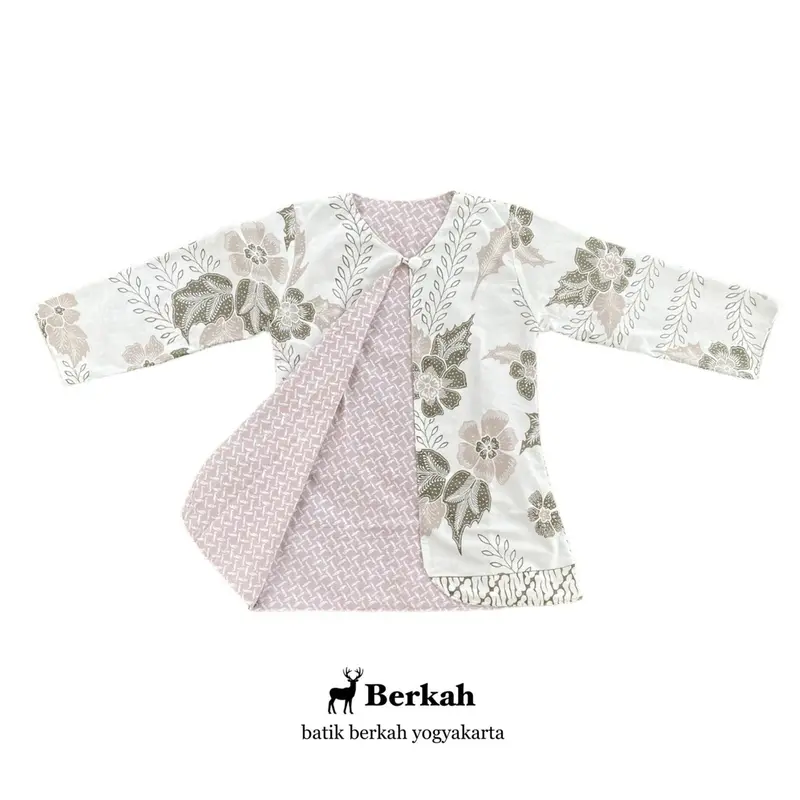 Airin Outer (Coklat) - Outer Batik Yogyakarta / Outer Batik Kasual / Outer Batik Formal / Batik Wanita Kekinian / Batik Wanita Formal / Batik Tradisional / Outer Batik Wanita Muslim Cardigan Casual Atasan Motif Panjang 1
