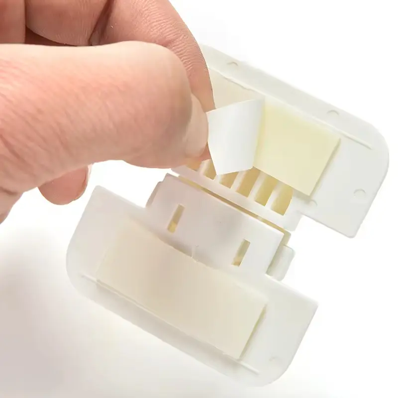 Kunci Kulkas Laci Lemari Pengunci Tambahan Pengaman Bayi Cabinet Safety Lock Door Tempel Serbaguna Putih 1