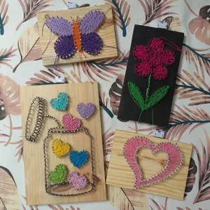 string art diy [MEDIUM] seni kerajinan tali dan paku