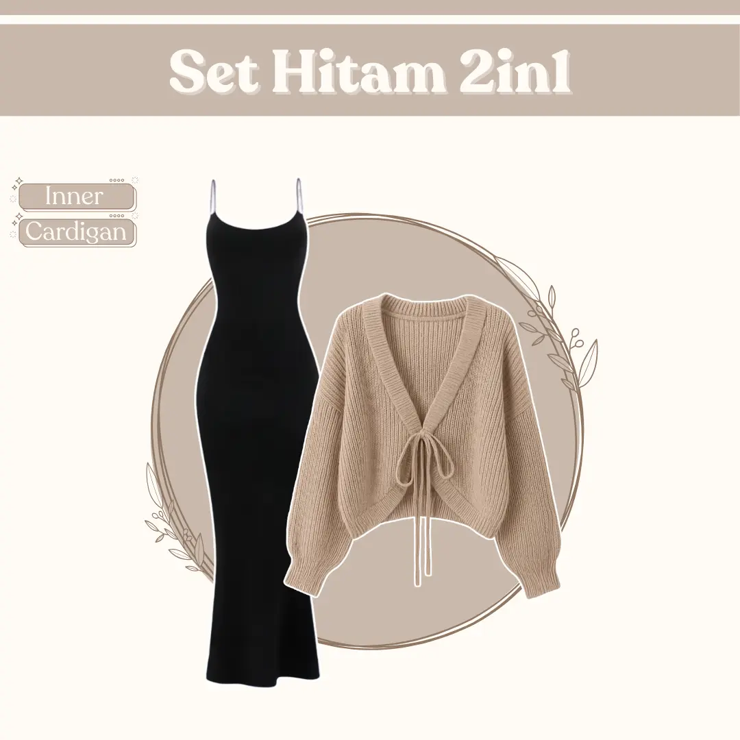 Set Hitam 2in1