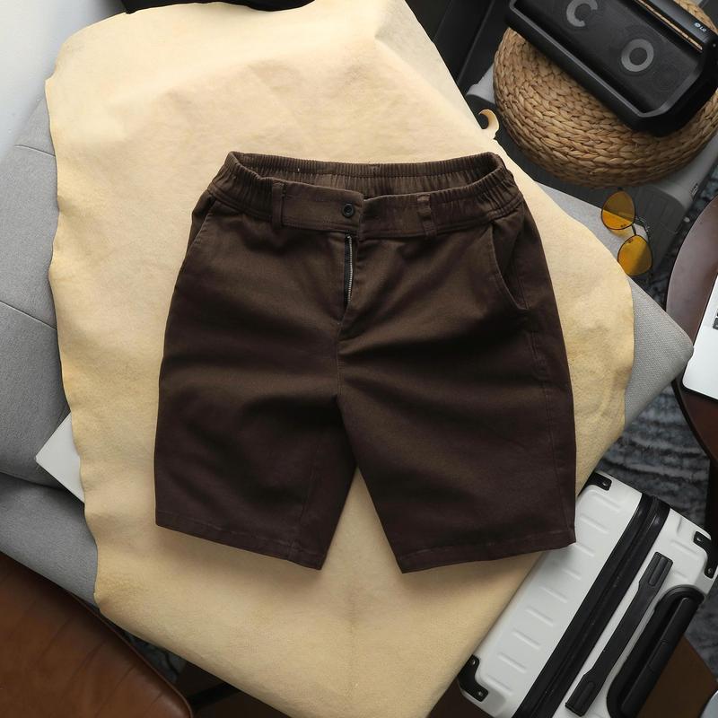 Short Kaki Nam Co Giãn Cao Cấp Khoá Kéo Tiện Dụng Cạp Chun Thoải Mái Năng Động…