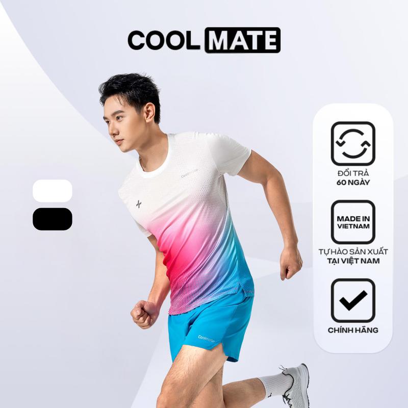 Áo Thun Nam Chạy Bộ AirRush Gradient Thoáng Khí - Coolmate