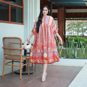 (Jessa) Daster MAHADEWI Ld 130 Pj 115 rayon premium bahan adem tebal