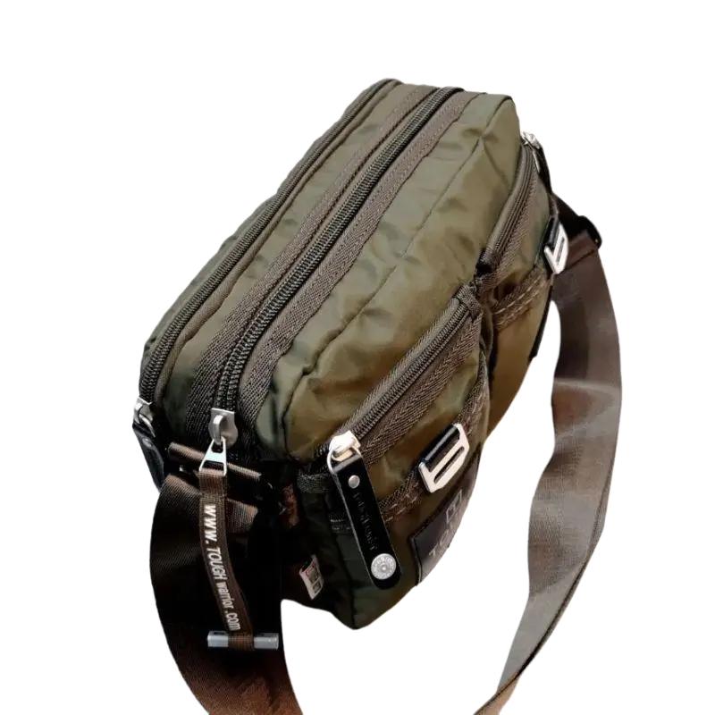 Product Introduction of TAS SELEMPANG/SLING BAHU PRIA/WANITA TOUGH WARRIOR 4871 WATERPROOF ANTI AIR IMPORT (BISA COD) Canvas 17