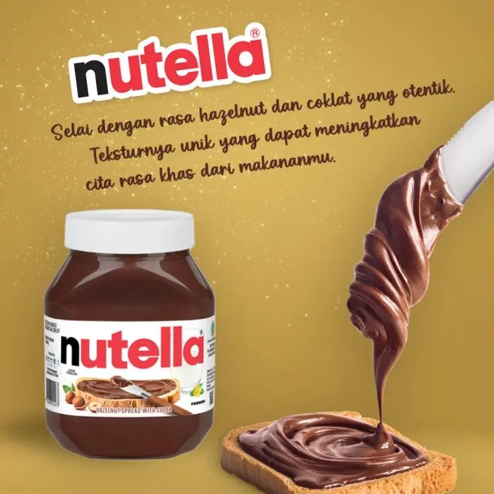 Nutella Hazelnut Spread Selai Cokelat 200gr - TWINPACK 1