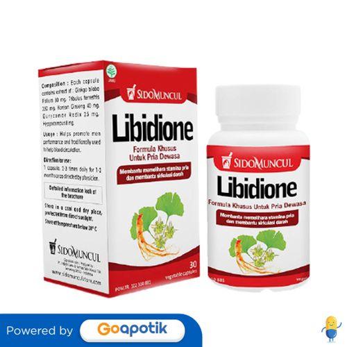 Gambar LIBIDIONE BOTOL 30 KAPSUL dari Apotek Merdeka Matahari 2 by GoApotik Kota Denpasar Tokopedia