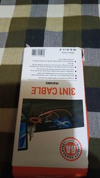 Product Review of Kabel data PS-07 3 IN 1 Fast Charging PD 120W cable charger TYPE C LIGHTNING MICRO multifungsi from B**g 1