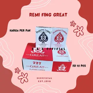 KARTU REMI FING GREAT / KARTU REMI MURAH 727 KARTU REMI FING GREAT / KARTU REMI MURAH 727