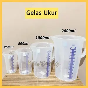 Gelas Ukur 250ml / Gelas Ukur 500ml / Gelas Ukur 1 L / Gelas Ukur 2 L / Green leaf 1830, 1831,1832,1828
