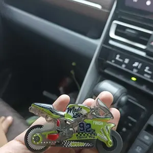 Mini Motor Inersia 7cm - Efek Cahaya Api & Gesekan Petir! Mainan Motor yang Super Keren