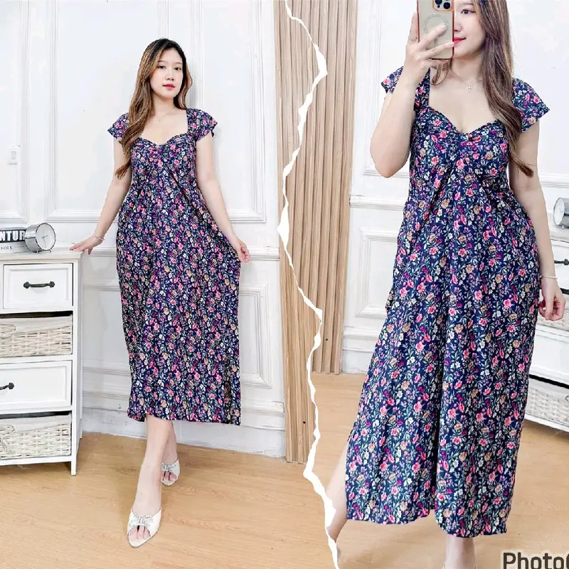 Dress Gisel Daster pita rayon bali 0