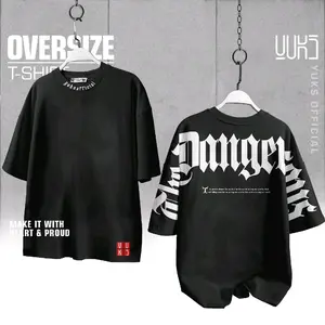 DNGR KAOS OVERSIZE YUKS PRIA WANITA COTTON COMBED 24S TEBAL TSHIRT BIG SIZE BAJU DISTRO ORIGINAL OVERSIZED KOREAN STYLE JAPAN STYLE
