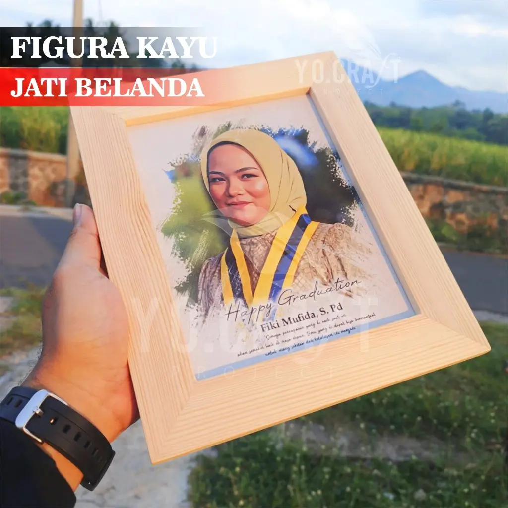 KADO PIGURA KAYU BELANDA FOTO CUSTOM SEHARI JADI - COCOK BUAT KADO HARI GURU,KADO WISUDA,KADO ULANG TAHUN, KADO PERNIKAHAN, KADO TUNANGAN, KADO MAHAR, KADO PACAR CEWEK, KADO PACARDAN LAIN LAIN