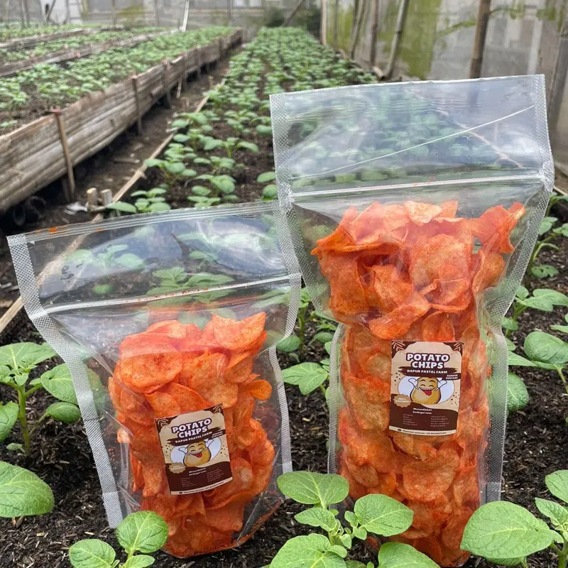 keripik kentang pedas manis isi 200g super crispy 1