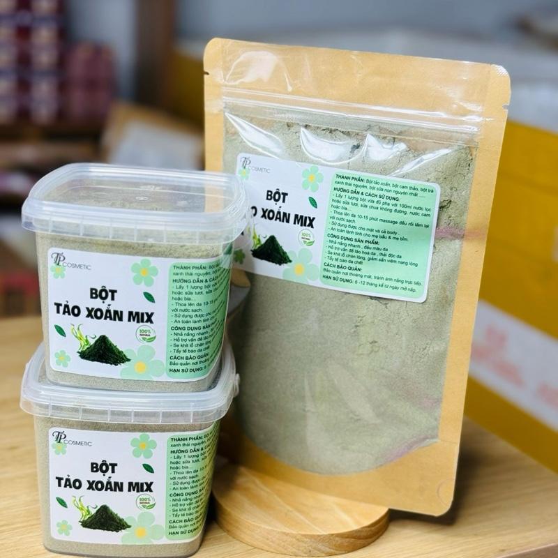 300G Bột Tảo Xoắn Mix ( hỗ trợ nhả nắng nhanh, lão hoá da, thải đôc da , sần viêm nang lông )