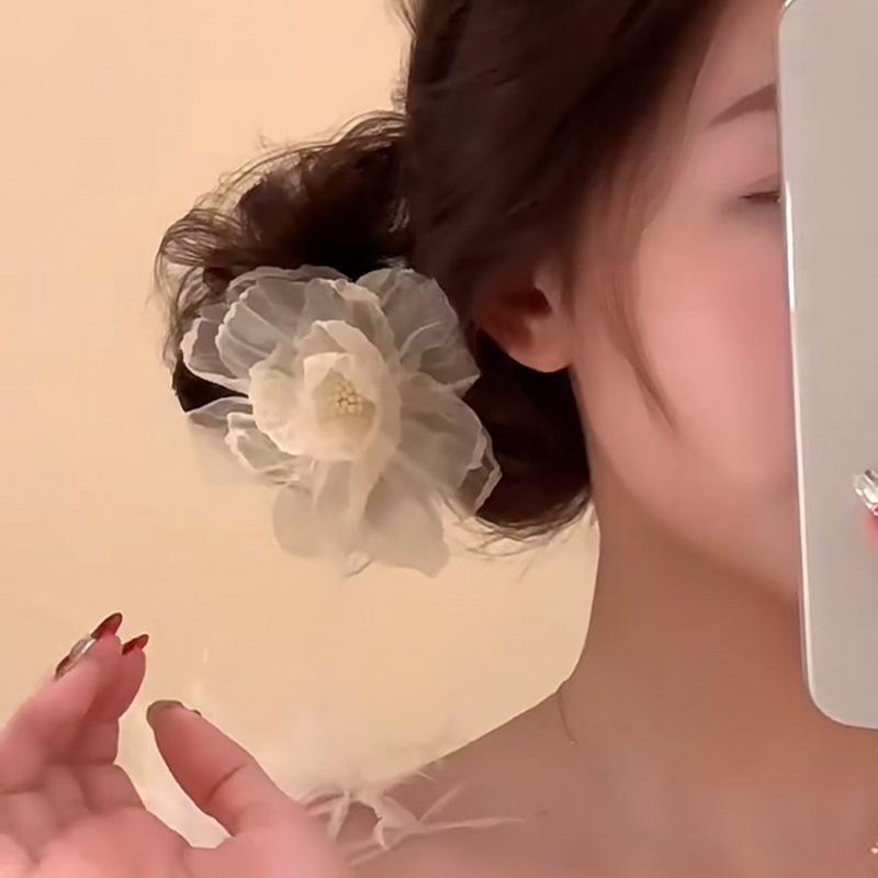 Mũ Cài Tóc Cho Bé Gái, Ngọt Ngào Và Siêu Thanh Lịch, Hình Hoa, Hàng Mới Về, Thanh Lịch Và Dễ Phối Đồ Phụ Kiện Tóc Được Tin Cậy Và Thanh Lịch 3
