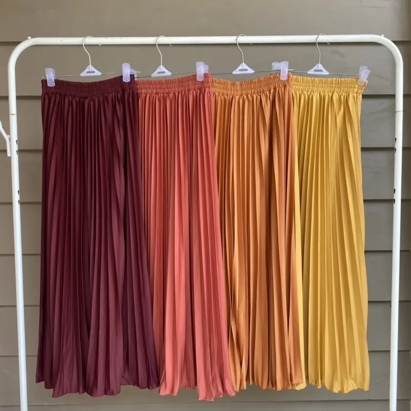 Rok Plisket Premium Grade A - Rok Panjang Untuk Wanita Dewasa 2