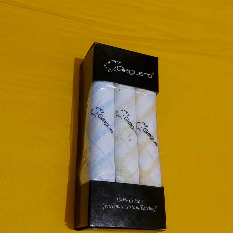 3pcs,6pcs Sapu Tangan Katun Bagus Pria Wanita Bahan Tebal dan Halus 4
