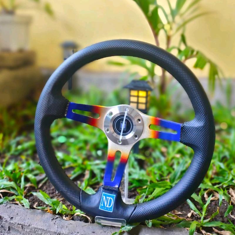 Stir mobil racing • Setir drifting variasi sport model ND torino Chrome cocok untuk Mobil/truk stirmobil stir nardi racing honda 0