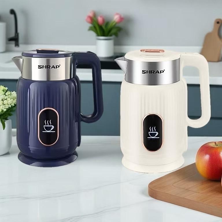 LOAI 1￼Ấm Siêu Tốc Mẫu Mới SHRAP SH-86 Dung Tích 2L Có 2 Lớp Cách Nhiệt