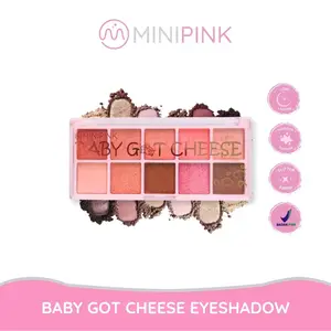 Eyeshadow Palette 10 Warna Waterprooft Long Lasting  Glitter Creamy Pigmented MP060