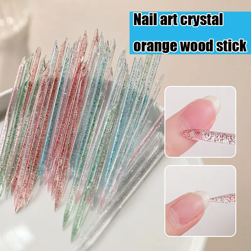 Nail art tools, crystal drills, glue sticks, embossing, orange wood sticks, flower pens, double headed exfoliating, push 50 pieces